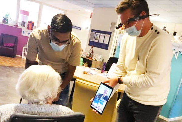 Mayor’s Nursing Home Visit Powered by Vuzix Smart Glasses